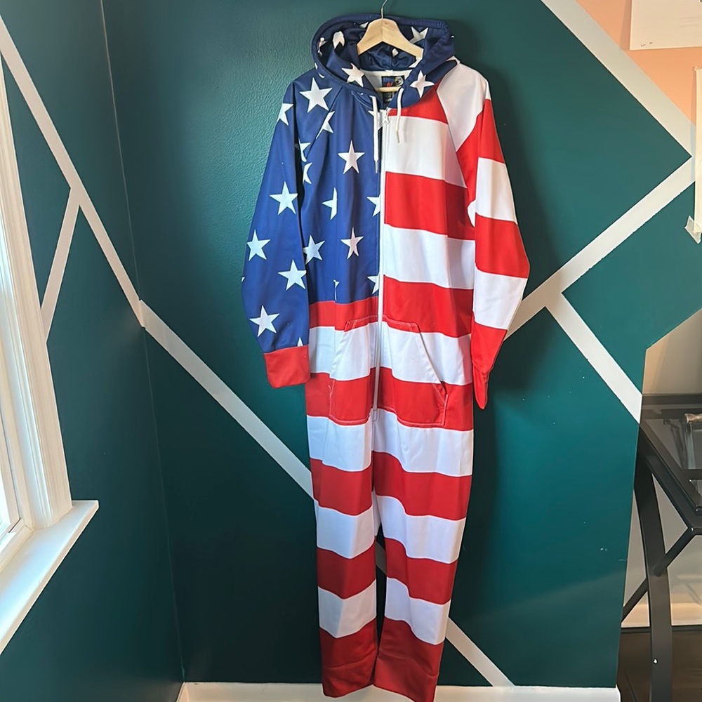 American flag onesie